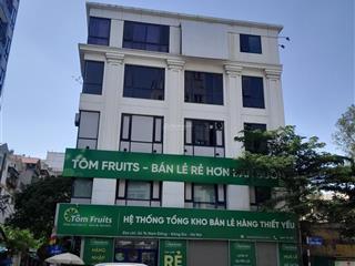 Cho thuê nhà mặt phố trung kính, cầu giấy, dt 80m2x5t, mt 7m, đoạn kd đẹp , thông sàn, vỉa hè rộng.