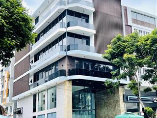 Tòa nhà ốp kính góc 2mt hai bà trưng  nguyễn đình chiểu | hầm  thang máy pccc với dtsd 1000m2