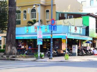 Cho thuê góc 2 mt số 6 phạm ngọc thạch với nguyễn thị minh khai, q3, 10x10m, trệt, dtsd 100m2