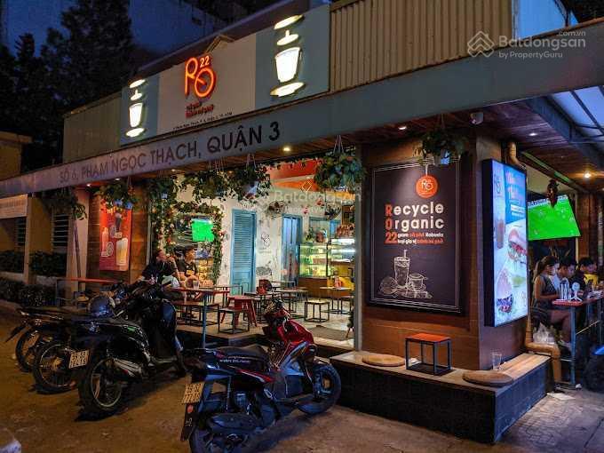 Cho thuê góc 2 mt số 6 phạm ngọc thạch với nguyễn thị minh khai, quận 3, 10x10m, trệt, dtsd 100m2