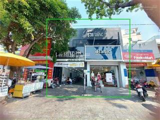 Cho thuê nhà mặt tiền số 206 hậu giang, quận 6, dt 12x27m, 1 trệt 2 lầu, dtsd 972m2