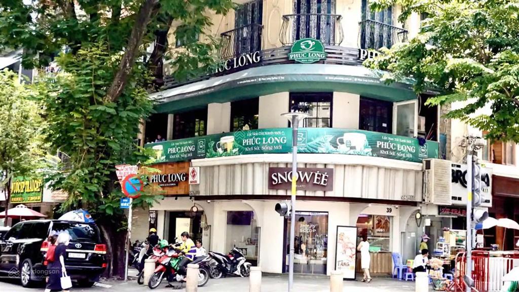Cho thuê mặt bằng góc 2mt số 39 nguyễn huệ với ngô đức kế, quận 1, dt 8x10m2, 1 trệt, dtsd 80m2