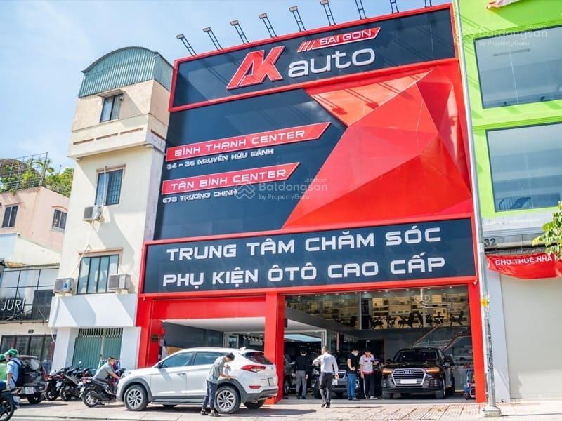 Cho thuê nhà mặt tiền nguyễn hữu cảnh, phường 22, quận bình thạnh. dt 12x30m. trệt 2 lầu