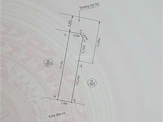 Bán đất 124,5 m2 kiến phong, phường đồng thái, q. an dương, hải phòng