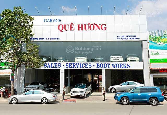 Cho thuê nhà mặt tiền đường nguyễn hữu cảnh, bình thạnh. dt 20x20m. trệt lầu. dtsd 800m2