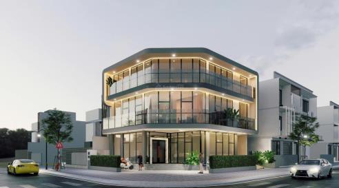 Tòa nhà góc 2mt trần qúy kiên, phường thạnh mỹ lợi, quận 2. dt 20x30m trệt 2 lầu