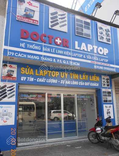 Cho thuê nhà mặt tiền số 179 cách mạng tháng 8, quận 3, dt 5x20m, 1 trệt 2 lầu, dtsd 300m2