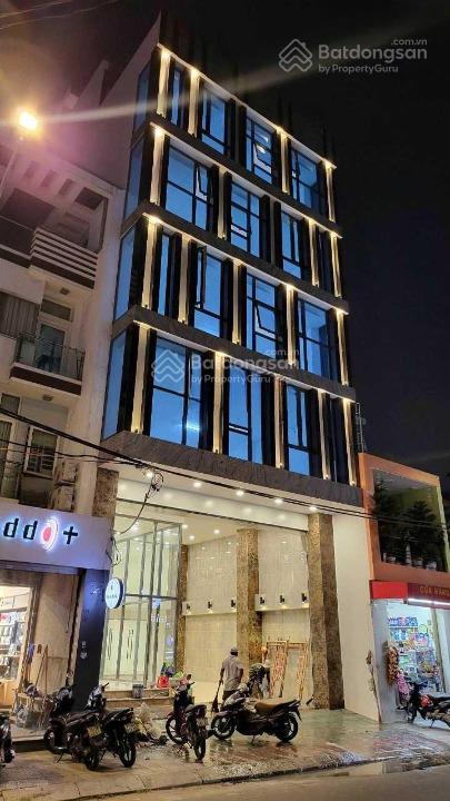 Cho thuê nhà mặt tiền đường lê văn sỹ, phường 14, quận 3. dt 25x45m. 5 lầu. dtsd 5.600m2