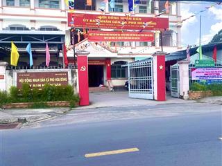 Bán lô đất thổ cư 80m2 ngay chợ phú hoà đông, cách chợ hóc môn 15km. giá 1tỷ350, shr