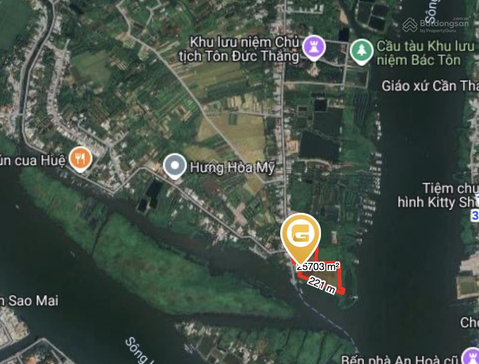 Đất 28.057m² đầu cồn mỹ hòa hưng, thổ cư 849m², giá chỉ 2 tỷ/1000m²