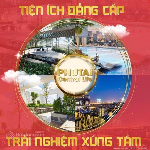 Bán căn hộ 1pn tại phú tài central life tt thành phố, 1,2 tỷ, diện tích 35,4m2 đã bàn giao nhà 