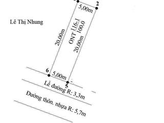 Bán lô đất 100mv tại thôn kinh xuyên xã tân dân huyện an lão