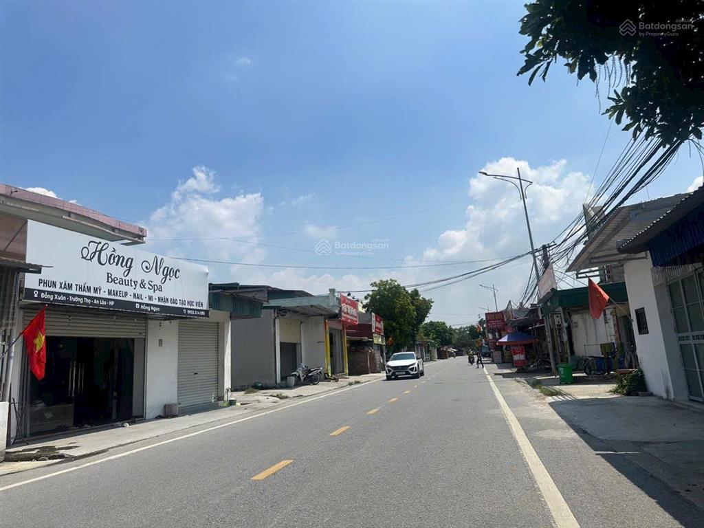 Bán lô đất 80mv chính chủ mặt đường 301 mặt chợ đồng xuân trường thọ an lão hp