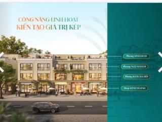 Vốn ban đầu chỉ cần khoản 600 triệu có thể sở hữu nhà phố 4 tầng tại vinhomes green city đức hòa la