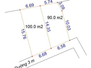 Chính chủ cần bán 100m2 full thổ cư tại xóm 6 dược thượng, tiên dược, sóc sơn, hà nội