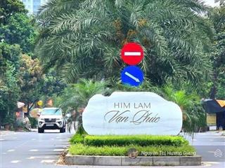 Bán nhà mp him lam vạn phúc, hà đông 104.3m2, mt 20m, kinh doanh đẳng cấp  mặt đường 60m