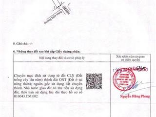 Sở hữu ngay lô đất 219m full thổ cư, sổ hồng riêng tại cam hoà, cam lâm