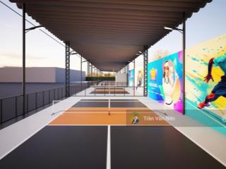 Cho thuê mặt bằng sân tập pickleball tại hoàng mai quy mô 1000m2 56 sân hiện đại. 0913 572 ***