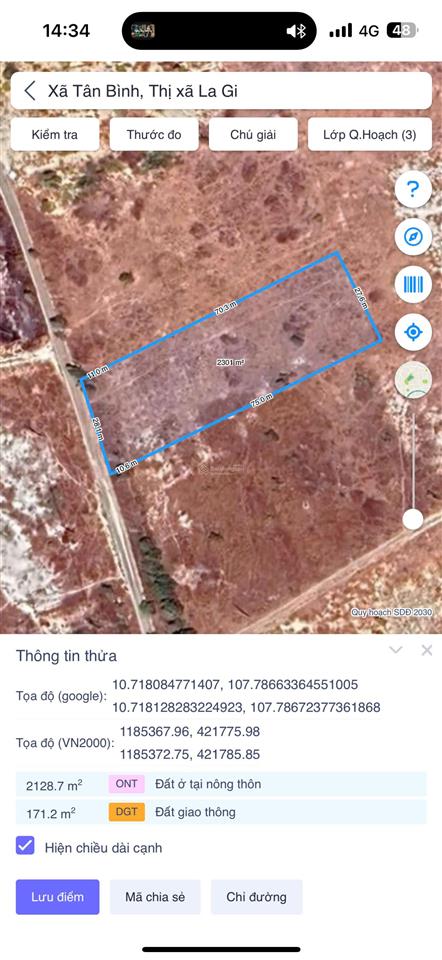 28x81m (2301m2) lê đức thọ, tân bình, lagi quy hoạch đất ở, mặt tiền đường nhựa