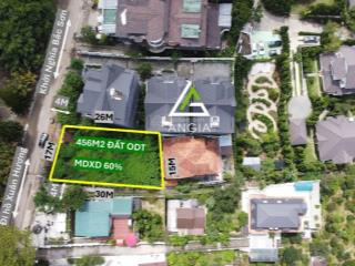 Lô đất biệt thự hoàng gia  456m2 ngang 17m  mặt tiền dinh ii  lưng tựa thung lũng  giá tốt