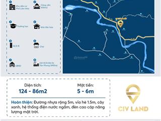 Đất nền lâm hóa  hòa bình chỉ từ 600 triệu 1 lô full thổ mặt tiền 6m, gần dự án của sungroup
