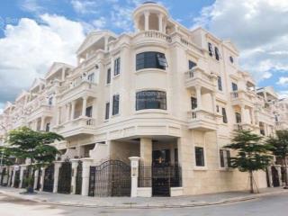 Cho thuê căn góc 2 mặt tiền nội khu cityland park hills gò vấp  dt 8x20m  1 hầm 4 lầu, thang máy