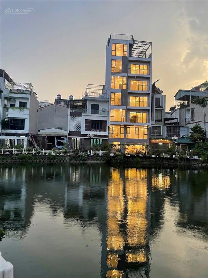 Bán nhà mặt hồ phường bồ đề 8 tầng thang máy, gara, full nội thất, vị trí vàng gần cầu chương dương