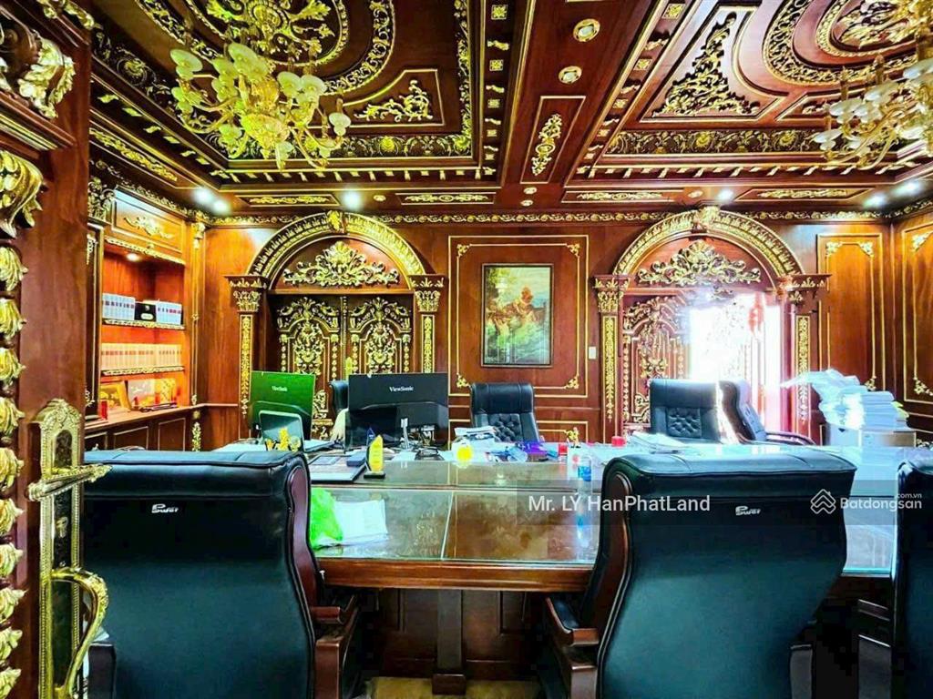 Biệt thự 2 mặt tiền. dát vàng 24k, dt 8x22m xd 5 lầu đẹp lung linh giá 37.9 tỷ. ngay phan văn trị