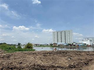 Đất apd 9,dt 12x60m chỉ 23,5 tỷ, 744m2, mặt rạch thông thoáng, gần sông giáp sông tham lương gv