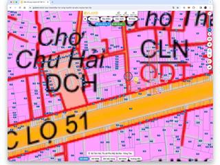 Bán đất mặt tiền đường nhựa gần chợ chu hải cách ql51 chỉ 25m