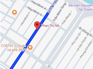 Bán lô góc 2 mt đường phan thị nể, liên chiểu, thông sát biển nguyễn tất thành, dt 7x16m
