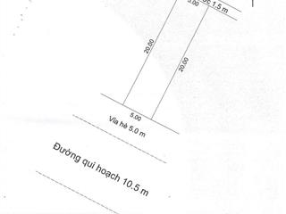 Bán đất mặt tiền đường 10m5 bùi trang chước, vị trí đẹp gần sông nguyễn ân, giá 5 tỷ 85 tl