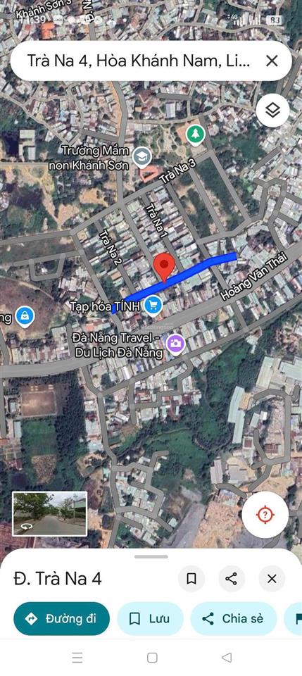 Bán đất mặt tiền đường 7m5 trà na 4 liên chiểu, giá chỉ 2 tỷ 780 tl