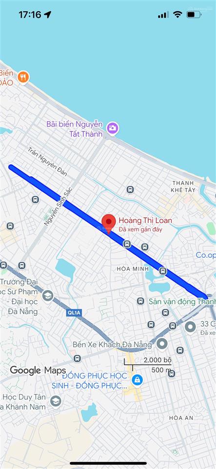 Bán đất mặt tiền đường 42m hoàng thị loan thông nguyễn sinh sắc, giá 8 tỷ 9 tl