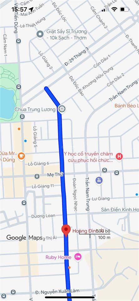 Bán đất đường 7m5 hoàng đình ái, hòa xuân, cẩm lệ, sát ngã tư mẹ thứ