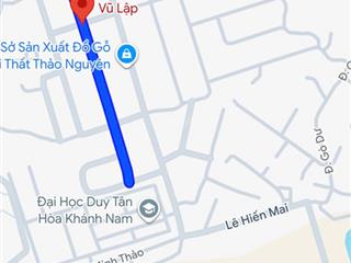 Bán lô đất siêu đẹp mặt tiền 7m5 vũ lập, cạnh đại học duy tân, giá 4 tỷ 2 tl