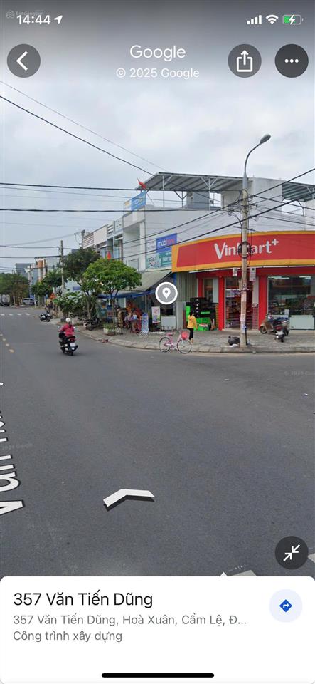 Bán đất mặt tiền đường 10m5 văn tiến dũng, hòa xuân, khu kinh doanh sầm uất, giá 6 tỷ 550 tl