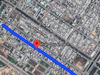 Bán đất mt trần quý khoách, liên chiểu, đà nẵng  dt 85m ngang 5m, giá 5 tỷ