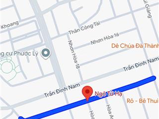 Bán lô đất mặt tiền đường ngô tử hạ, gần bến xe, hoà an, cẩm lệ, giá chỉ 4 tỷ 290 tl