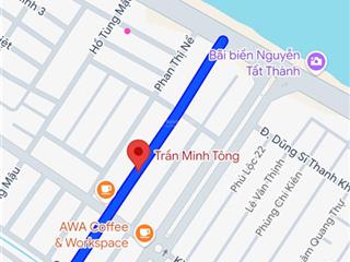 Bán đất mặt tiền 7m5 trần minh tông trục thông biển, dt 5x21m, giá 8ty50 tl
