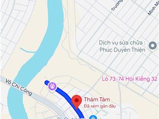 Bán đất đường 7m5 thâm tâm, gần võ chí công, ngũ hành sơn, giá 4,75 tỷ tl