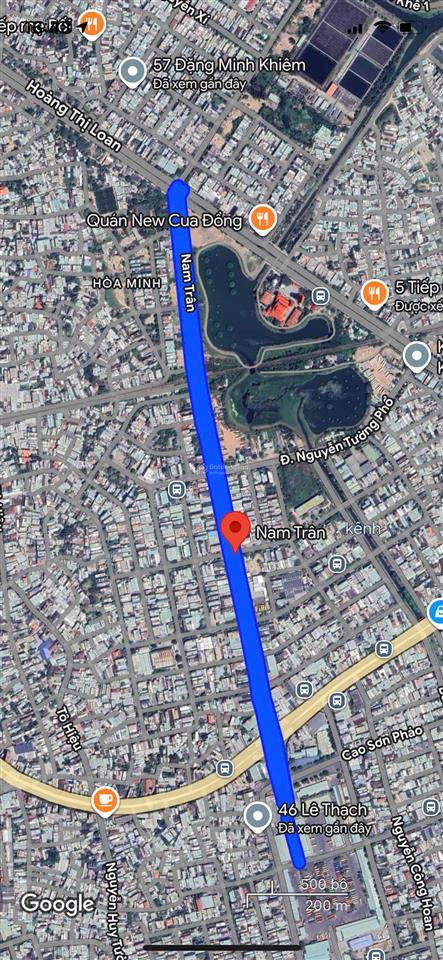 Bán gấp lô góc 2 mặt tiền nam trân  đối diện bến xe  đang cho thuê 600tr/năm