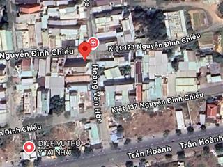 Bán lô đất (ngang 7m) 2 mặt tiền k hoàng văn hòe  sát chợ  giá 5 tỷ 650 tl