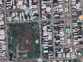 Bán đất mặt tiền văn tiến dũng, dt 100m2  trục thông dài hòa xuân, giá chỉ 5 tỷ 950 tl