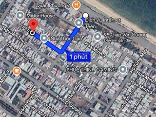 Bán đất mặt tiền đường lê thiệt  cách biển 300m  liên chiểu  giá 5 tỷ 290 tl