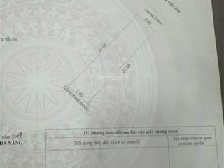 Bán đất mặt tiền lê hiển mai gần đh duy tân liên chiểu giá chỉ 4.65 tỷ tl