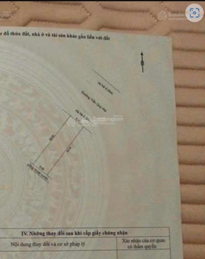 Bán đất mt trần quý hai, gần công viên, chung cư phong bắc an ninh, cẩm lệ, 90m2, giá 5 tỷ 750 tl