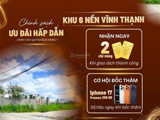 Tâm điểm đầu tư tại phường tây nha trang khu 6 nền vĩnh thạnh