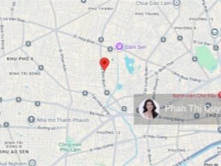 Ngộp bank bán gấp! góc 2 mặt tiền lũy bán bích, tân phú  15 x 31m  xd hầm 6tầng  52 tỷ về 45 tỷ