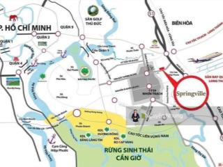 Chính thức nhận booking dự án spring ville  nhà phố thương mại  gần sân bay quốc tế long thành!